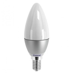 Лампа LED Свеча CF 7W 2700K E14 General 637900 